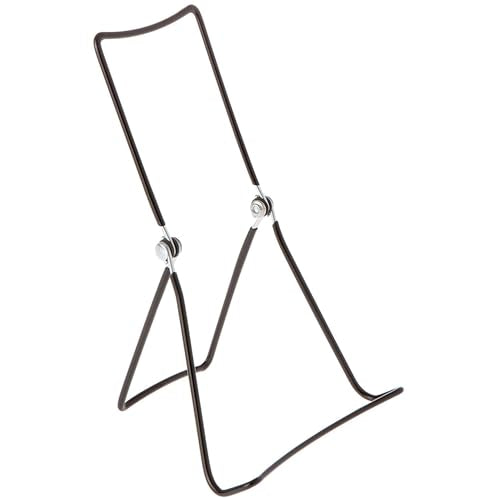 GIBSON HOLDERS DCW Adjustable Black Wire Display Easel, 5.5" W x 3.5" D x 9.25" H, Pack of 3 - size: 3-Pack