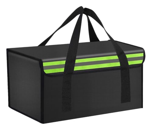 15.75"x9.85"x9.85" Lipo Safe Bag Fireproof Bag for Lipo Battery Pack Storage Charging Transport,Home Office Travel Fireproof Safe Storage for Valuables Jewelry Passport Power bank Lipo Battery - size: 400*250*250mm