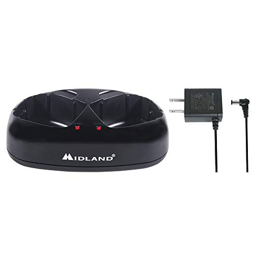Midland- AVP10 Dual Desktop Charger for GXT Series Radios - AC Wall Adaptor - size: AVP10