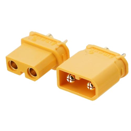 ELFCULB 10 Pairs Amass XT60 Connectors for FPV Drones and RC Models - color: 10 Pairs XT60 M/F