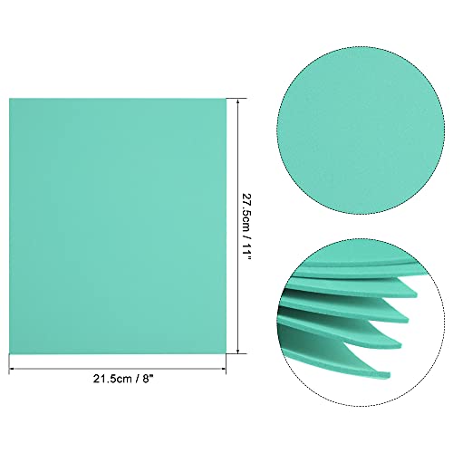 uxcell Blue EVA Foam Sheets 11 x 8 inch 1.7mm Thickness for Crafts DIY Projects, 12 Pcs - color: Blue