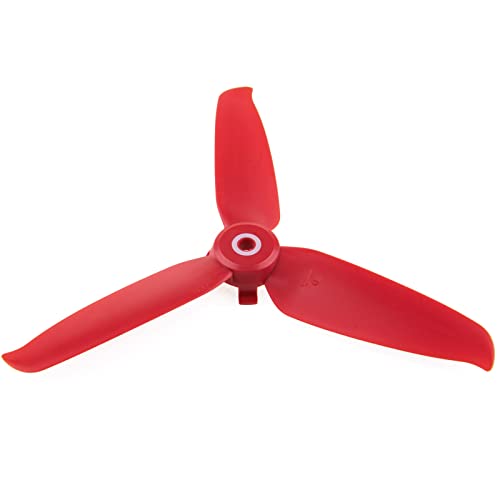 DJI FPV Drone 5328 Propellers 3-Blades Props Low Noise Quick-Release Upgrade Replacement Accessories (8pcs - 4CW 4CCW, Red) - color: Red