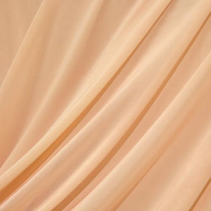 Horbaunal 4-Way Stretch Mesh Fabric by The Yard, Nude 5 Yard - color: Nude, size: 5 Yards