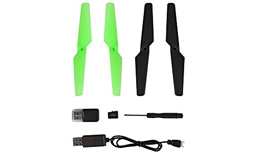 Striker-X Glow-in-the-Dark 2.4GHz 720p HD Camera Drone, 4GB Card, Ages 14+