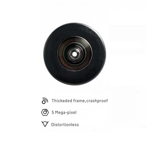 Modelhive FPV Ratel 2 Micro Camera - 1/1.8" Starlight Sensor, Super WDR, 160°/165° FOV, 1200TVL, Ultra-Light 5.9g for RC FPV Drone Racing & Freestyle (Black) - color: Black