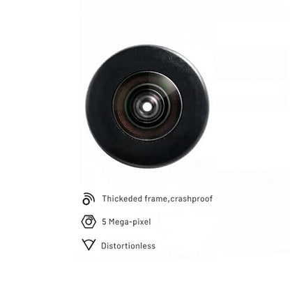 Modelhive FPV Ratel 2 Micro Camera - 1/1.8" Starlight Sensor, Super WDR, 160°/165° FOV, 1200TVL, Ultra-Light 5.9g for RC FPV Drone Racing & Freestyle (Black) - color: Black