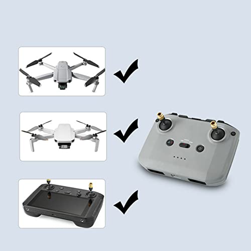 Aluminum Joystick for DJI Mavic 3 Mini 2 Air 2S Mavic Air 2 Remote Controller Replacement Accessories (2 Set (4 Pieces)) - size: 2 Set (4 pieces)