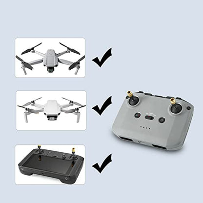 Aluminum Joystick for DJI Mavic 3 Mini 2 Air 2S Mavic Air 2 Remote Controller Replacement Accessories (2 Set (4 Pieces)) - size: 2 Set (4 pieces)