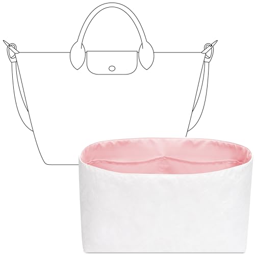 Purse Organizer Compatible with GROTTO Black Stone Medium Bag - color: Rose Sakura, size: Fits Energy S