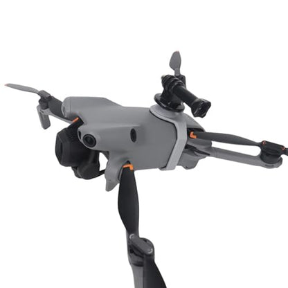 Mini 5 Pro Drone Camera Mount Top Carry Extension Bracket with 1/4 Screw Tripod Mount Adapter Compatible for DJI Mini 5 Pro Drone Accessories for Action Camera/LED Flight Light