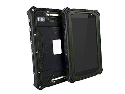 RT71-Pro Ruggedized Tablet - 7" 1200NIT High Bright, 8 Core 2.0GHz, Android 9, 4G LTE, Military Spec in Army Green