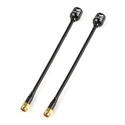 HGLRC RHCP SMA Long Range Antenna FPV Hammer Mini 2.5dBi Super Mini 5.8G for RC Drone (2pcs) - style: 2pcs long SMA RHCP
