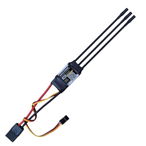 Bidirectional 20A Electronic Speed Controller, 2-4S Lipo ESC with XT60 Connector, 7.4-17V, for RC Vehicles, Drones, Robotics, & Underwater Thrusters - size: 20A