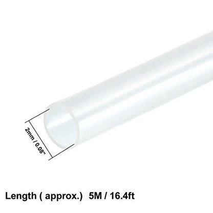uxcell Heat Shrink Tubing 2mm Dia 5m 2:1 Heat Shrink Tube Wire Wrap Clear - color: Clear, size: 2mmx5m