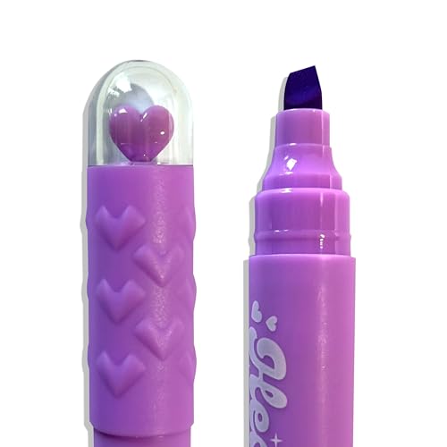 Ooly Heart Pops Neon Highlighters, Set of 6 - color: Heart Pops