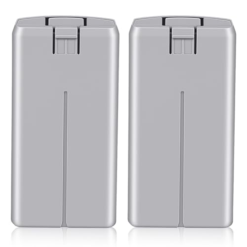 Mini 4K/2 Series Intelligent Flight Battery Rechargeable(2-Pack) 2400mAh 7.7V for 31 Mins Max Flight,Compatible with DJI Mini 2/2 SE/SE/4K - size: Battery*2