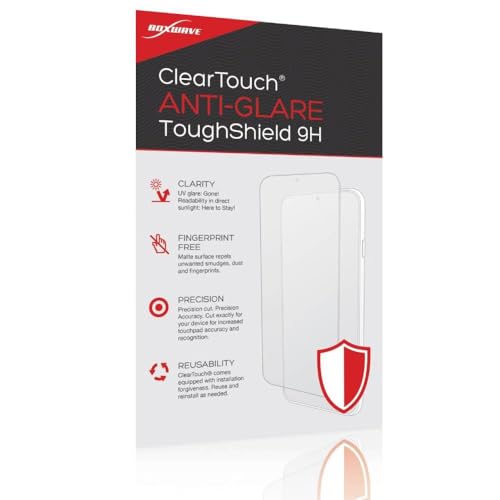 BoxWave Screen Protector Compatible with Osaki AI 3D Envy Controller Display - ClearTouch Anti-Glare ToughShield 9H (2-Pack), Anti-Glare 9H Tough Flexible Film Screen Protector