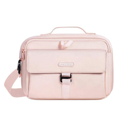 MOSISO Camera Shoulder Bag Camera Case Crossbody Sling Purse, Pink - color: Pink