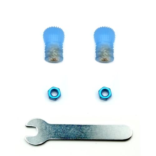 Felistick Pinchee RC Transmitter Radio Controller Stick Ends FPV Controller Accessories Replacement Joystick (blue, M3) - color: blue, size: M3