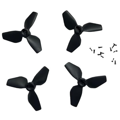 4-Piece Drone Propeller Set for DJI NEO, Quick-Release Low-Noise Replacement Blades, Black