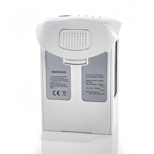 Phantom 4 Battery, 5870mAh Intelligent Flight Battery Replacement, Compatible with Phantom 4Pro V2.0, P4 Advanced, and Phantom 4 RTK Drones - Up to 30 Mins Flight Time