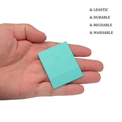 6 Pieces Screen Printing Squeegee Mini Squeegees Set, Self Adhesive Screen Stencil Squeegee, Chalk Paste Squeegees and Rubber Stick, Screen Stencils Tools for Chalk Paste or Ink - color: 6 Screen Printing Squeegees