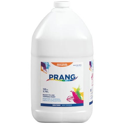 Prang Ready-to-Use Tempera Paint, White, 1 Gal., 1 Count - color: White, size: 1 Count (Pack of 1)