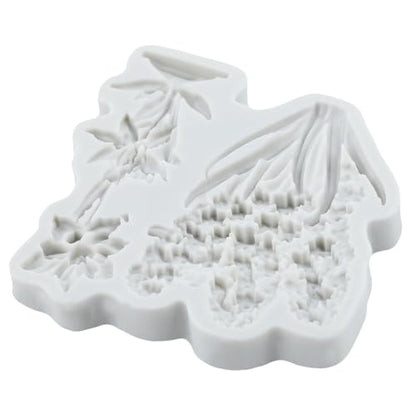 Flower Polymer Clay Molds Flower Leaf Silicone Resin Mold - color: Style G