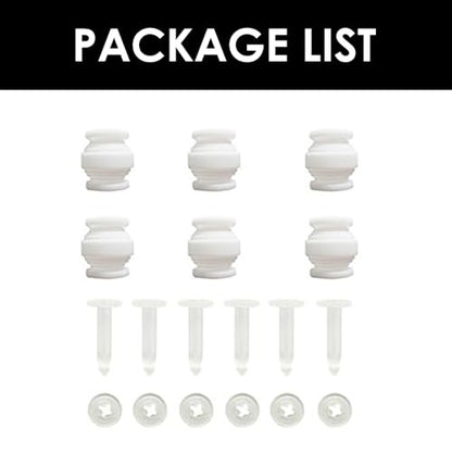 (6pcs) Gimbal Shock Absorber Rubber Ball Replacement for DJI Phantom 3 Camera Rubber Damper Repair Parts