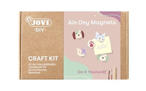 Jovi - DIY Air Dry Kit - Pets Magnets Gift Pottery Kit for Adults - color: Magnets