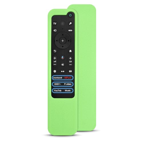 Glow Green Cover for Sony RMF-TX811U/TX820U Remote with Lanyard - color: Glow Green
