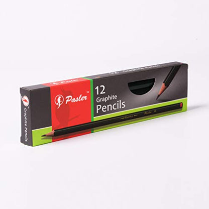 Pasler Professional Graphic Sketching Drawing Pencils 12 Count (8B) - style: 8B