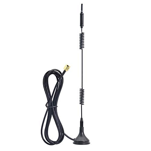 Dual Band WiFi 2.4GHz 5GHz 5.8GHz 12dBi 4g Antenna Magnetic Base SMA Male Antenna for WiFi Router Signal Booster Repeater Range Extender Wireless Network Card Security IP Camera - 1pack