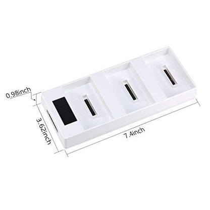 Hanatora Battery Charging Hub for DJI Phantom 4/4 Advanced/4 Pro V2.0/4 Pro Plus Obsidian, 3 in 1 Multiple Charger with Charge Indicator LCD Display