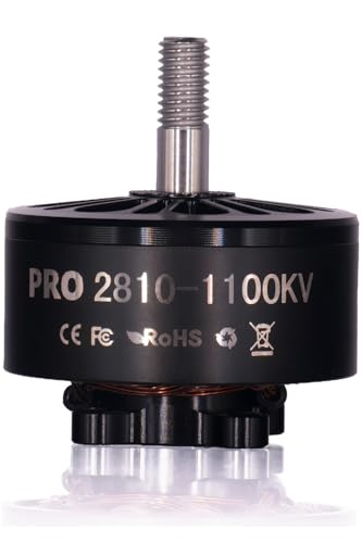 Pro 2810-1100kv Brushless Motor 4-6s for 7-9inch FPV Multicopter Drone, RC Drone Electric Motors,Racing Power_FPV Drone Parts, 8 Cell Motor Quadcopter Drone Motor (PRO 2810-1000KV)