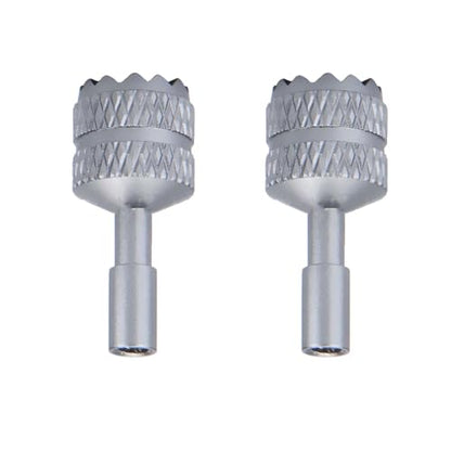 1 Pair Controller Stick Replacement for DJI RC/RC 2，Remote Controller Aluminium Thumb Sticks for DJI Mini 3 Pro/Mini 4 Pro/Air 3 Flip Fly More Combo Drone Accessories(Silver Grey)