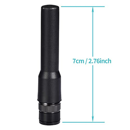 Bingfu Ham Radio BNC Male Soft Antenna 2-Pack - color: 2-Pack BNC Male Antenna