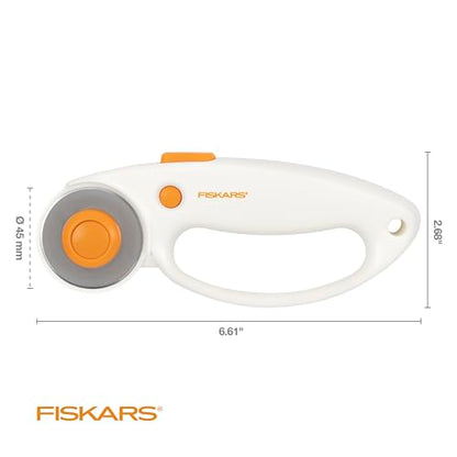 Fiskars 45mm Loop Rotary Cutter for Fabric, Arts, Crafts, Sewing - color: Standard