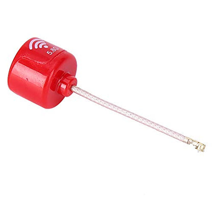 5.8Ghz 3dBi RHCP High Gain Antenna for FPV Racing Drone RC Parts Accessory Red (UFL)