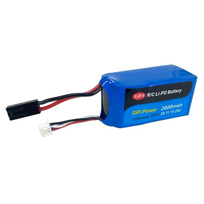 2-Pack 2600mAh HIGH CAPACITY BATTERY UPGRADE For PARROT AR.DRONE 2.0 & 1.0 11.1V 20C (2 Batteries)