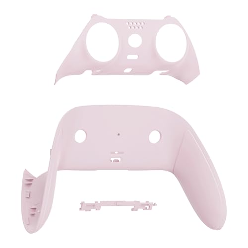 eXtremeRate Top Bottom Decorative Trim Shell Compatible with p s 5 Edge Controller DIY Replacement Front Back Clip Shell, Custom Cherry Blossoms Pink Plates Cover Compatible with p s 5 Edge Controller - color: Cherry Blossoms Pink