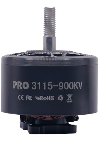 Pro 3115-900kv Brushless Motor 4,6,8s for 8-10in Long Range Drone Parts,FPV Multicopter Drone,Racing Power,RC Airplane 4-8s Electric Motor,10.6 lbs Thrust for Quadcopter, Hexcopters,Octocopters