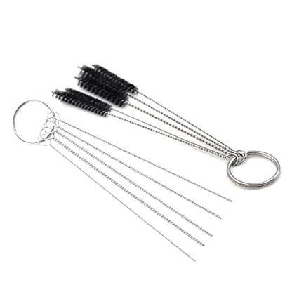 11 Packs Airbrush Cleaning Tools Needle Brush Cleaner with 5 Brushes for Cleaning Teensy Tiny Tubes Airbrushes