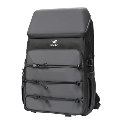 HGLRC B2 FPV Drone Backpack Case Shoulder Bag for FPV Racing Quadcopter Drone and Parts (Black-grey)