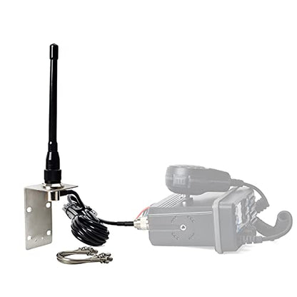 HYS VHF Marine Antenna Low-Profile 156-163MHz w/16.4ft(5m) Cable with PL259