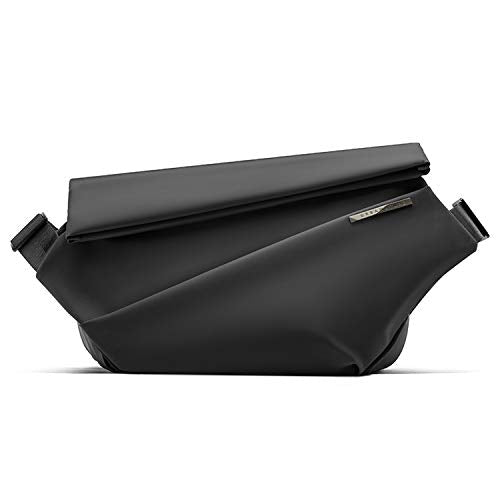 NIID R1 EDC Sling Bag for Men: 5L-6L Expandable Capacity - color: Black