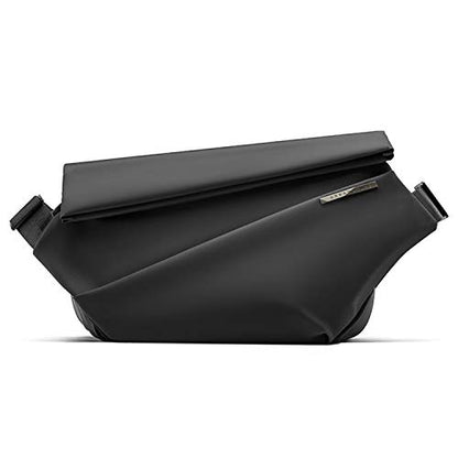 NIID R1 EDC Sling Bag for Men: 5L-6L Expandable Capacity - color: Black