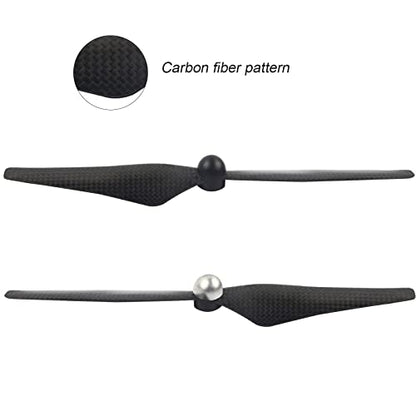FLYPIG 9450 Carbon Fiber Self-Tightening Propellers, 2 Pairs - color: Black