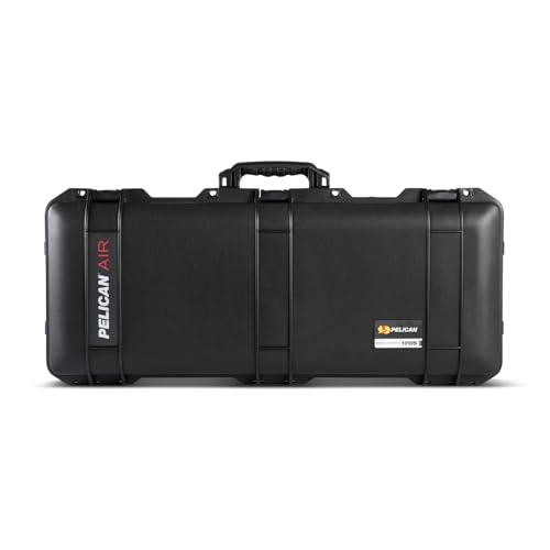 Pelican Air 1705 Case - 32 Inch Multi-Purpose Long Case with Foam - Ideal for camera and sensitive equipment, drones, gear storage, flyrods/reels, short rifles, takedown shotguns and handguns (Black)
