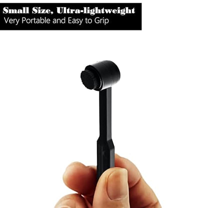 2PCS Record Player Needle Cleaning Brush, Turntable Stylus Cleaning Brush to Clean Record Needle Stylus Dirt and Dust